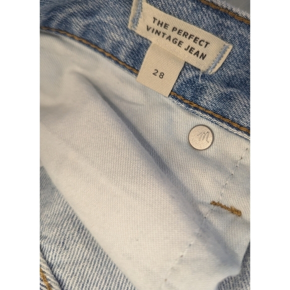 Madewell Perfect Vintage Jean in Fitzgerald Wash Size 28 - Picture 6 of 8